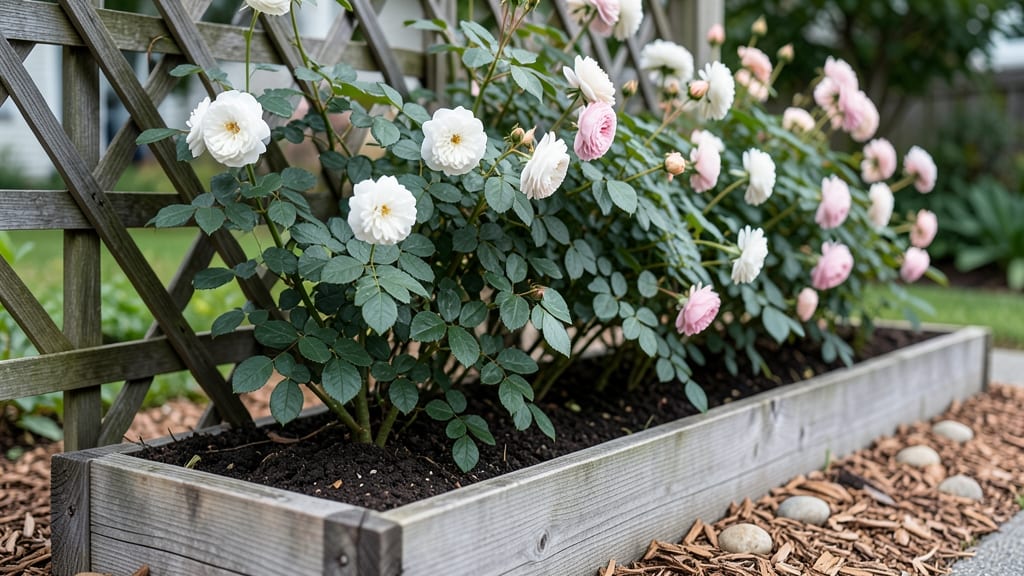 Raised Garden Beds With Lattice: Climbing Plant Paradise for Vertical Growth