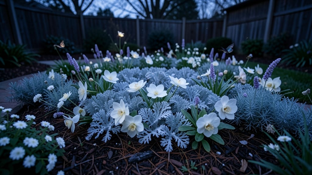 Moon Garden with Nocturnal Blooms