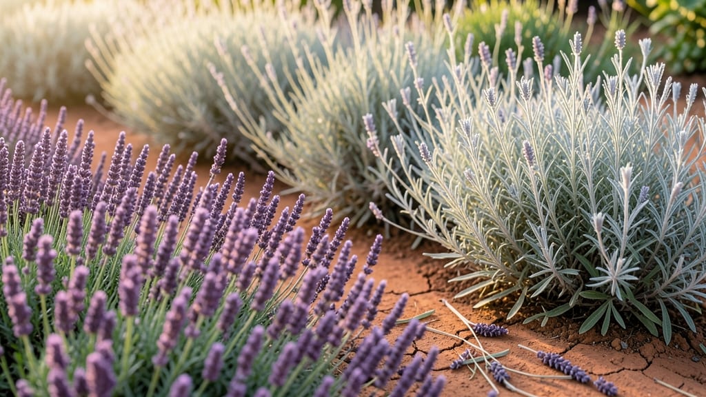 Lavender and Russian Sage Border