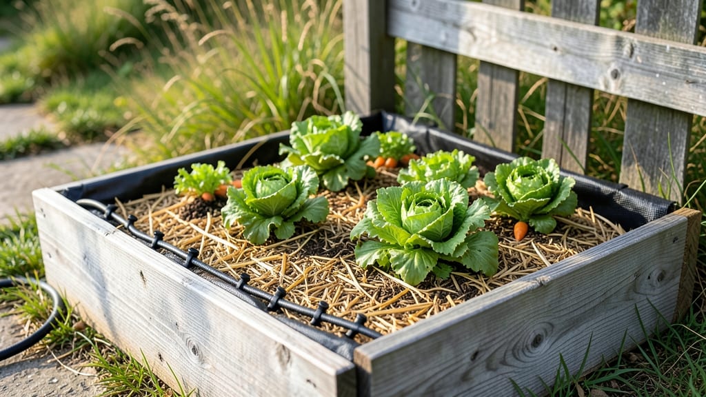Raised Bed Along Fence: Space-Saving Privacy Screen With Edible Harvests