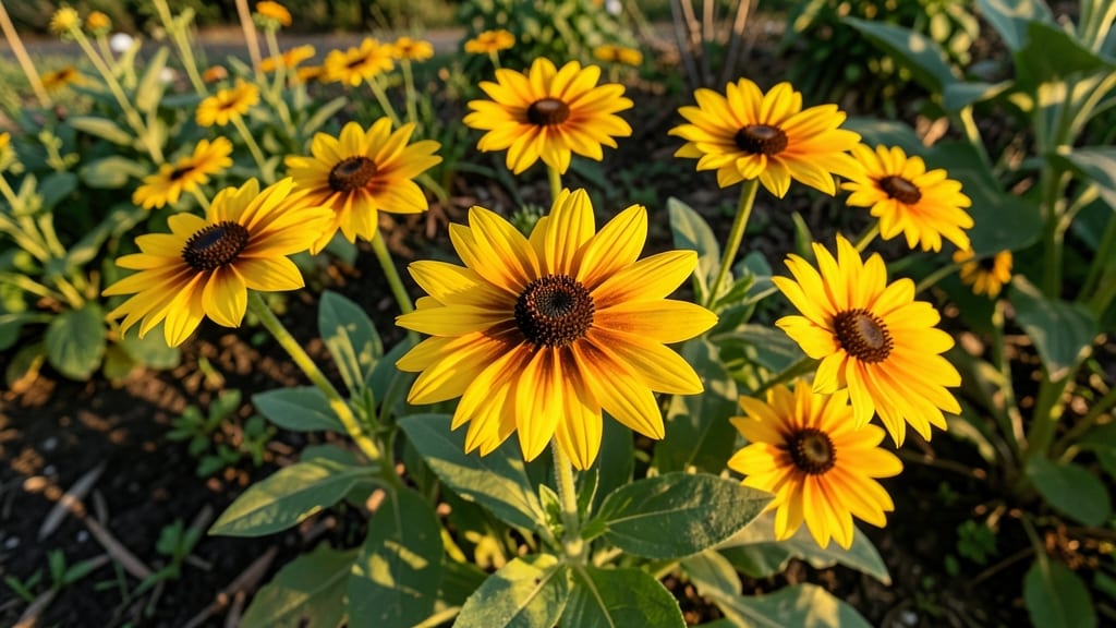 Black-Eyed Susan Annual Flowers