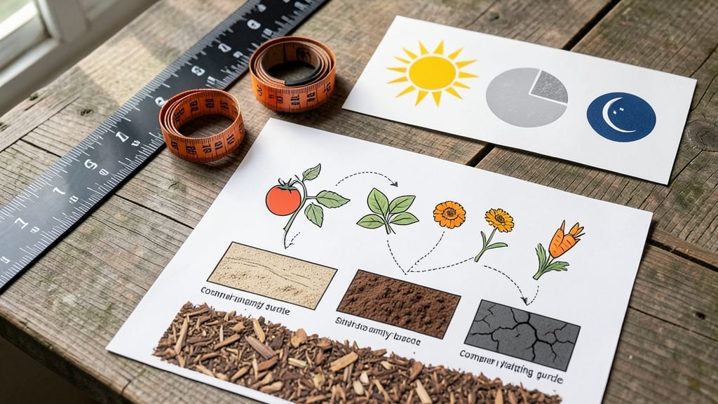 Garden Bed Diagram: Precision Plant Spacing for Bountiful Layouts