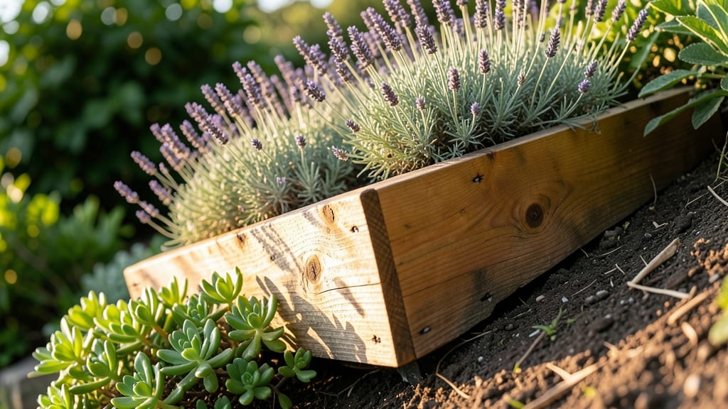Raised Cedar Planters with Built-In Drainage