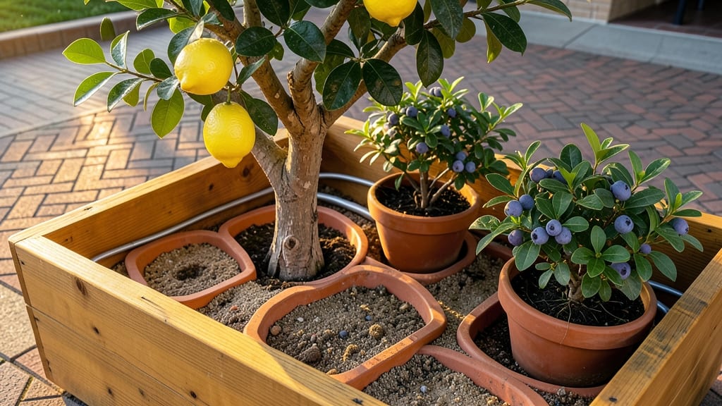 Container-Integrated Raised Bed