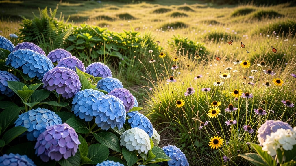 Pollinator-Friendly Hydrangea Meadow Mix