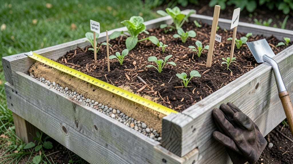 Raised Garden Bed Soil Depth: 12-Inch Minimum for Root Growth & Drainage