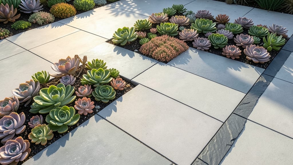 Drought-Proof Succulent and Sedum Terrace