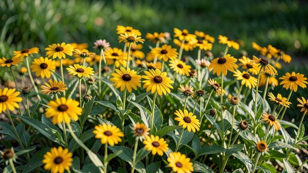 Mid-Height Drama: Black-Eyed Susans