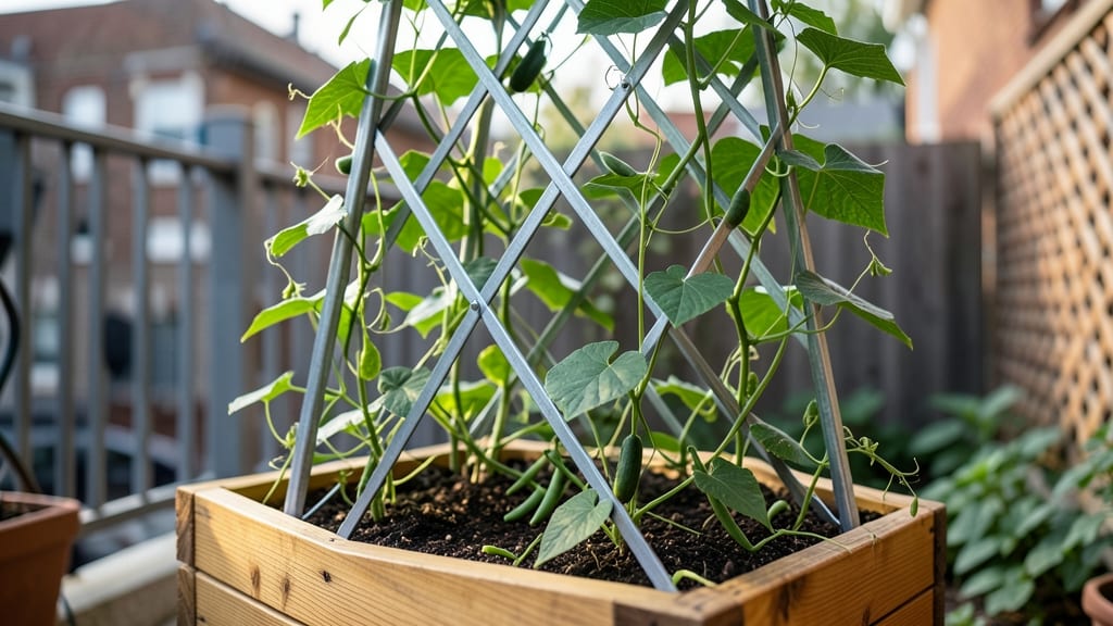 Vertical Trellis Raised Bed