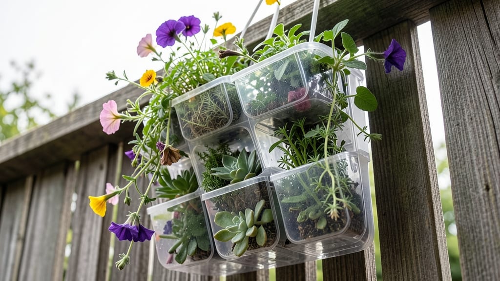 Hanging Shoe Organizer Flower Planters