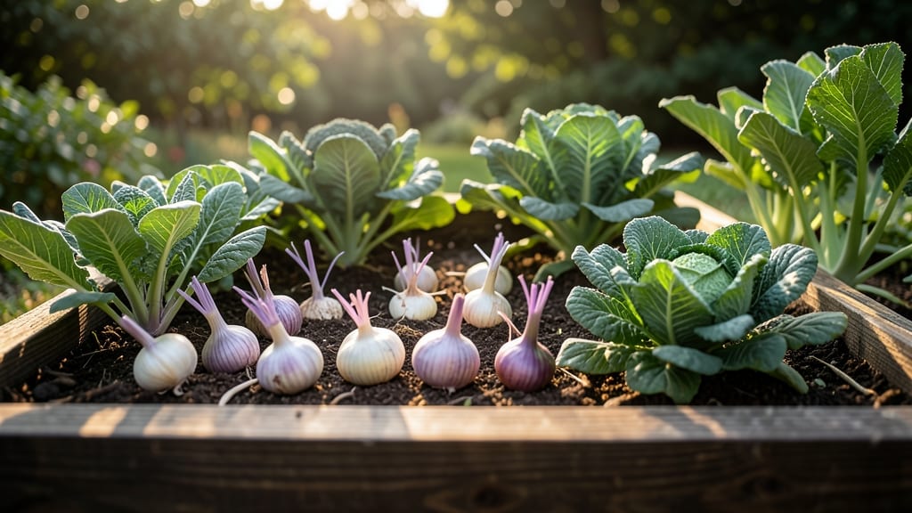 Pest-Repellent Allium and Brassica Block