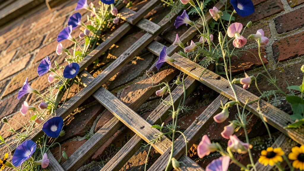 Vertical Wildflower Garden Trellis