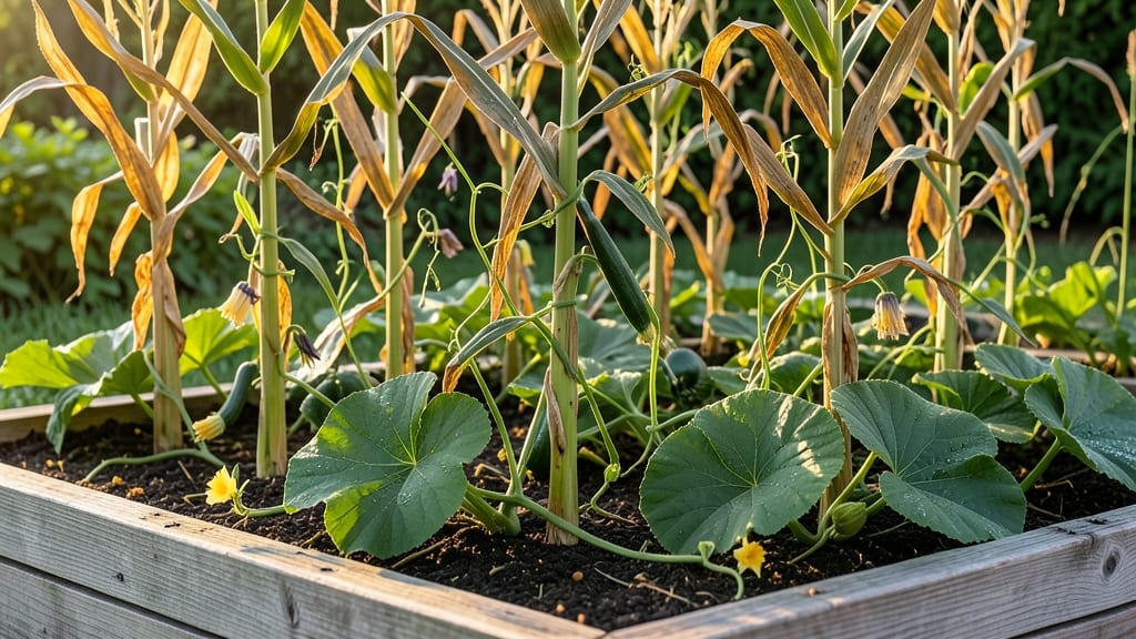 Three Sisters Companion Planting