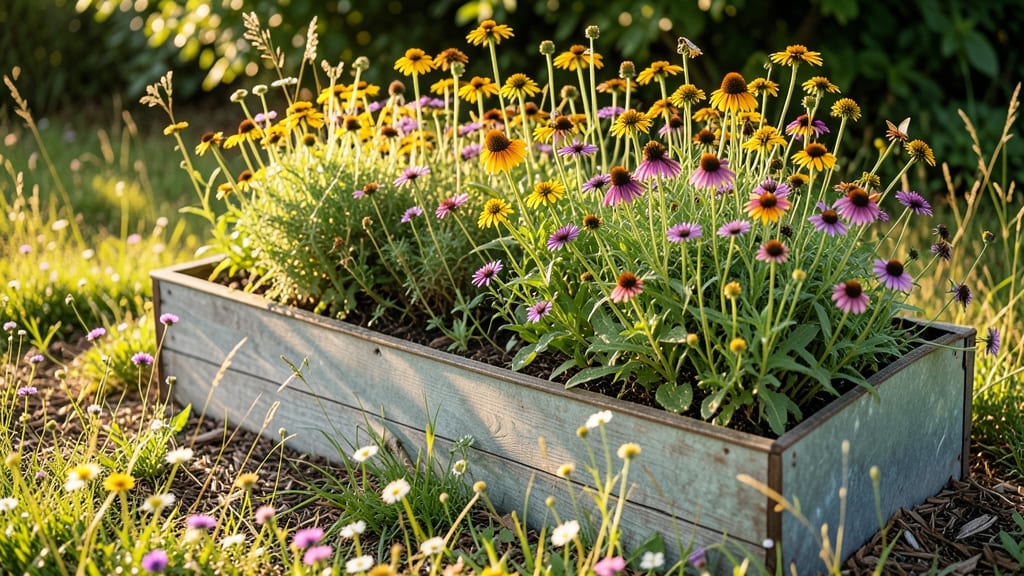 Wildflower Meadow Planter For Pollinators