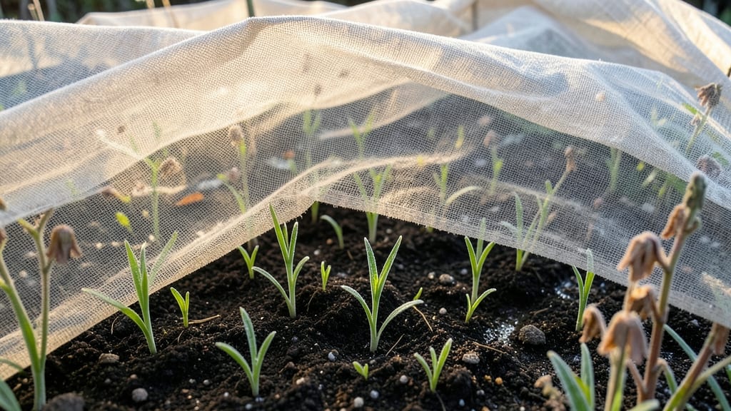 Floating Row Cover Fabric for Delicate Blooms