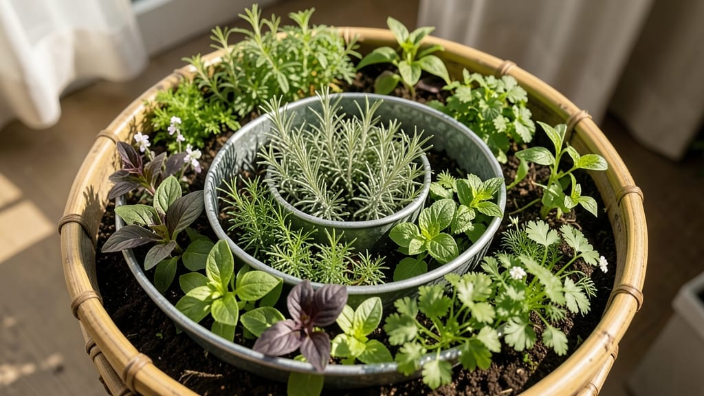Vertical Herb Spiral Design