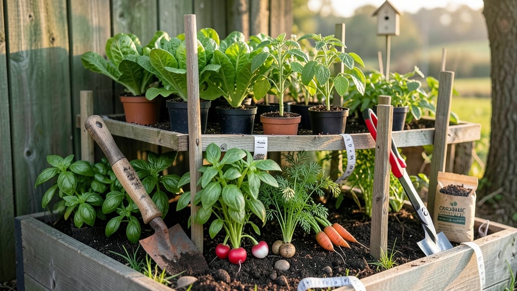 3 Tier Raised Garden Bed Plans: Stackable Design for Year-Round Plant Rotation
