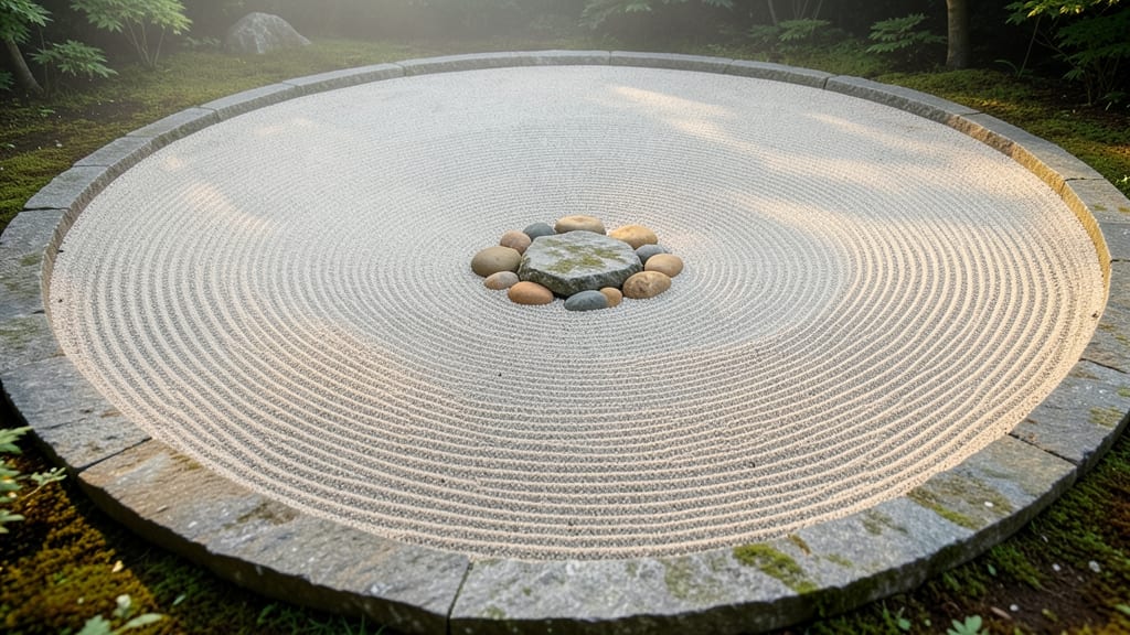 Japanese Zen Rock Garden
