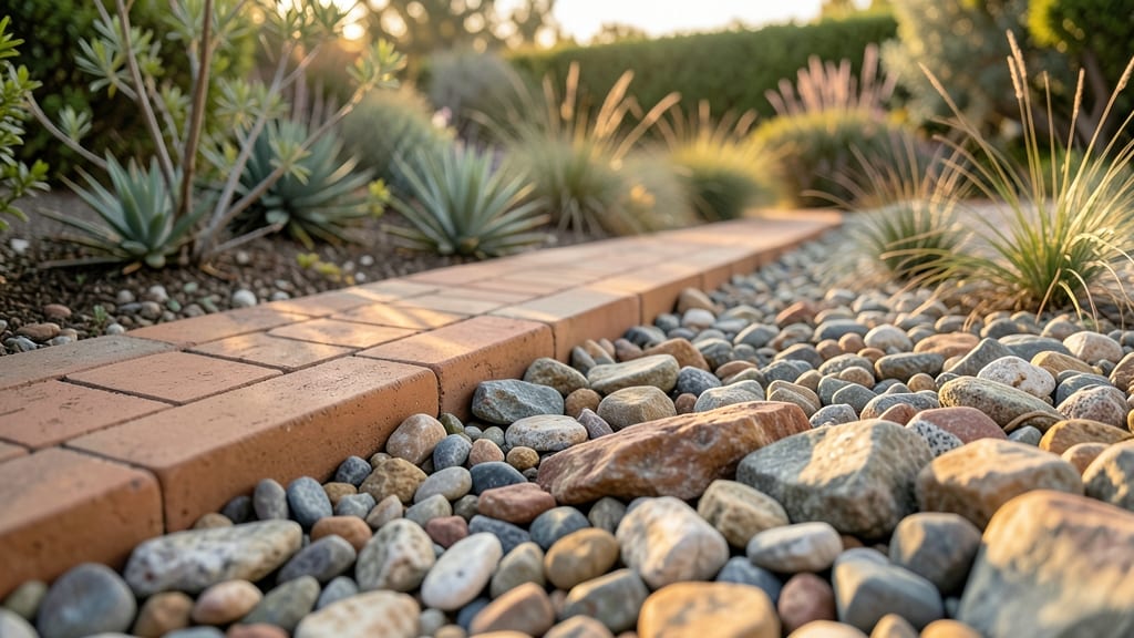 Brick and Stone Composite Border