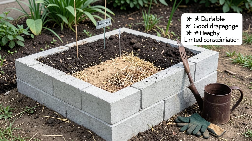 Cinder Block Raised Bed Guide: Pros, Cons, and Planting Perfection