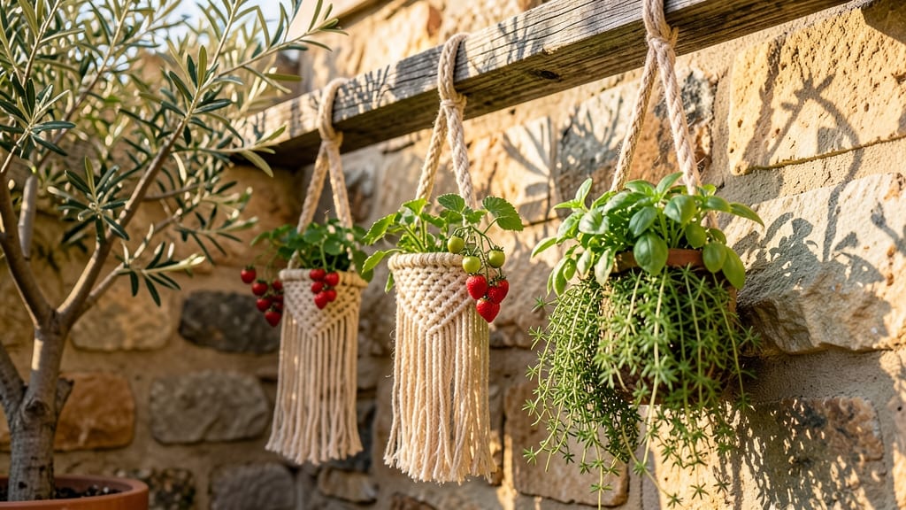 Hanging Macramé Planters