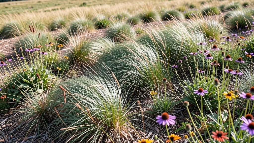 Native Prairie Restoration Bed