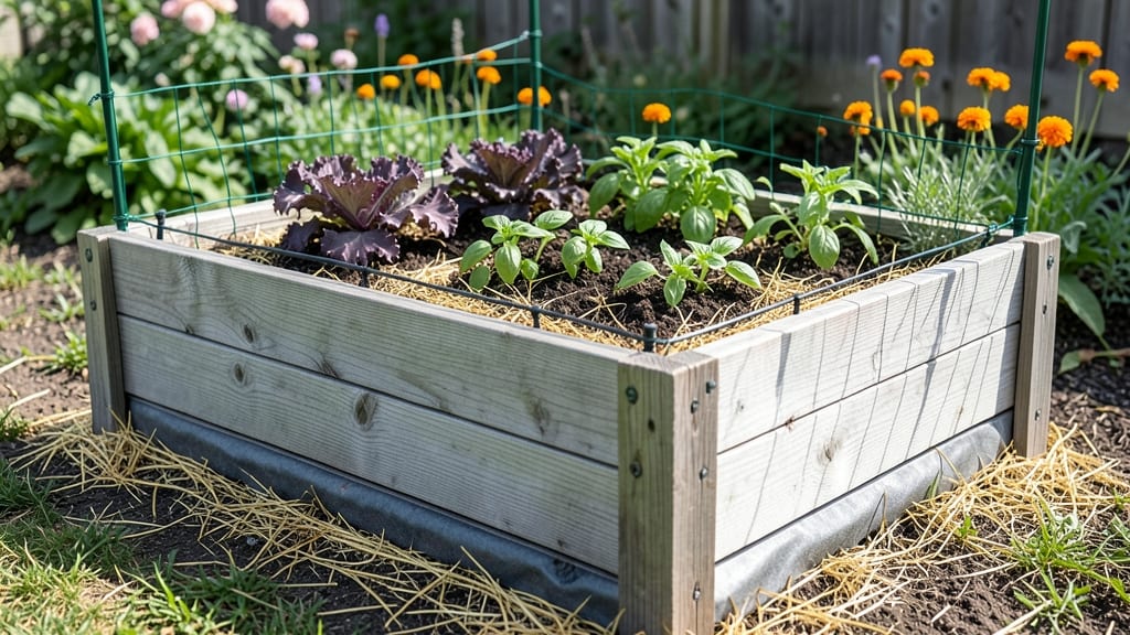 Raised Garden Bed With Screen: Pest-Proof Plant Haven for Year-Round Growth