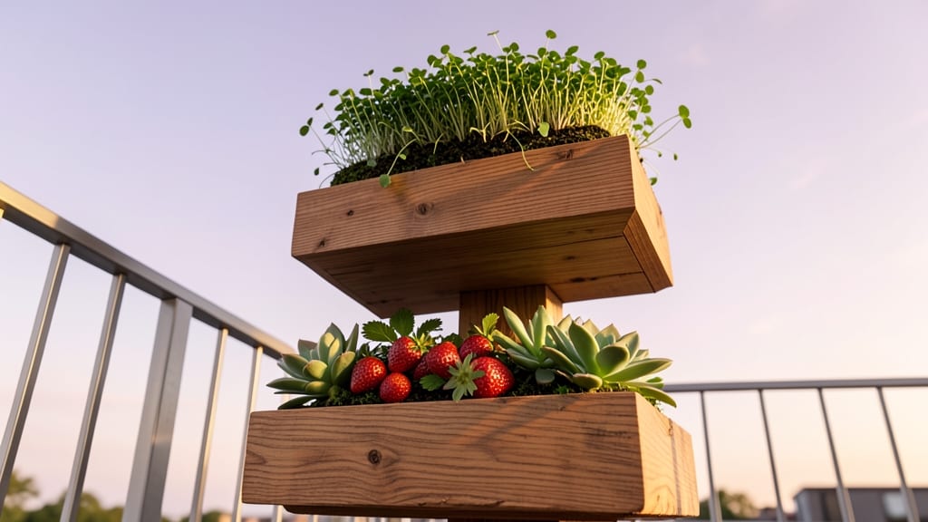 Tiered Wooden Garden Stands