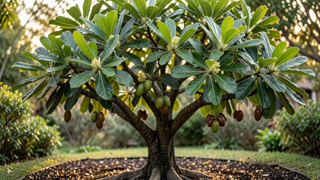 African Almond Fruit Growing Guide: Year-Round Harvest Secrets With Minimal Pruning