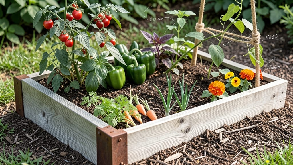 Companion Planting Raised Bed Layout: Science-Backed Pairings for Pest Control and Growth