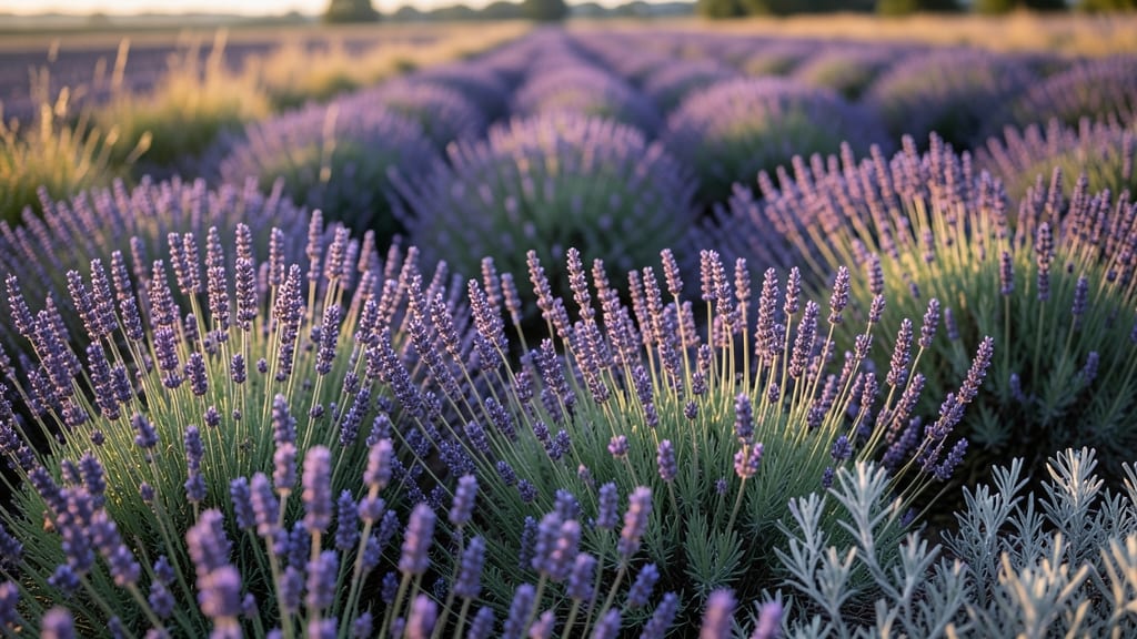Wild Lavender Meadow with Varieties