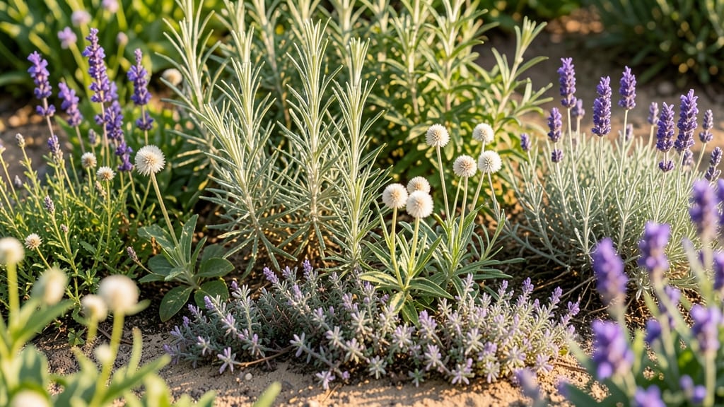 Low-Water Herb and Flower Border