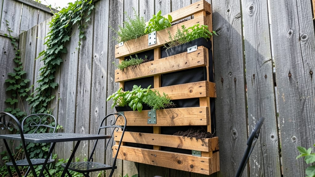 Pallet Wood Vertical Planters
