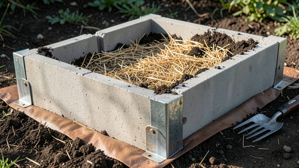 Raised Bed Concrete Blocks Recipe: Heavy-Duty Stacking for Permanent Garden Frames