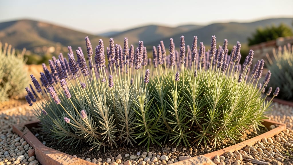 Drought-Tolerant Lavender And Rosemary