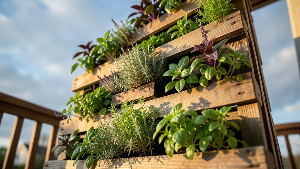 Classic Wooden Pallet Vertical Garden