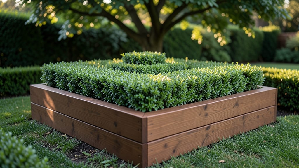 Hedge-Inspired Boxwood Raised Beds