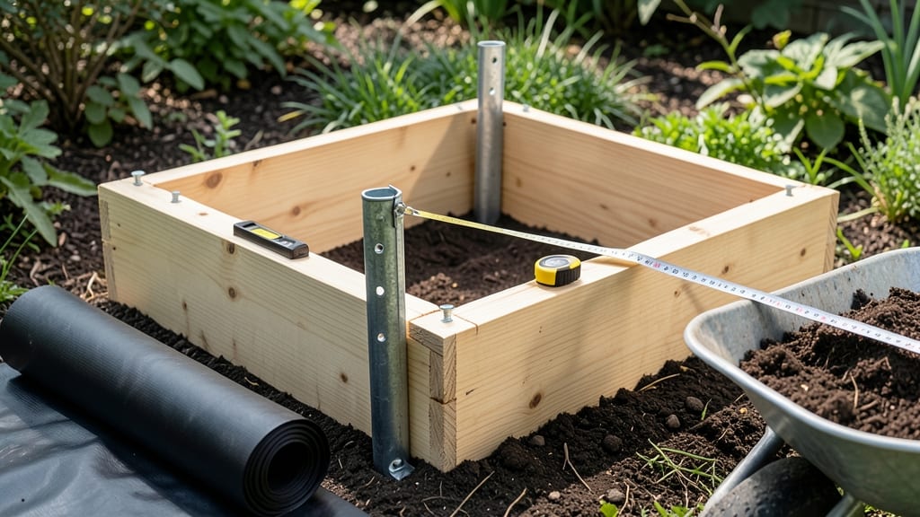 Raised Bed Corners: Galvanized Steel Anchors for Unshakable Foundations