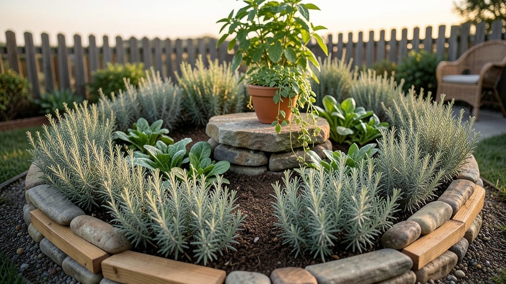 Spiral Herb Garden Bed