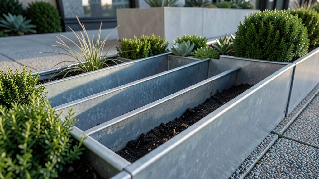 Galvanized Steel Trough Edging