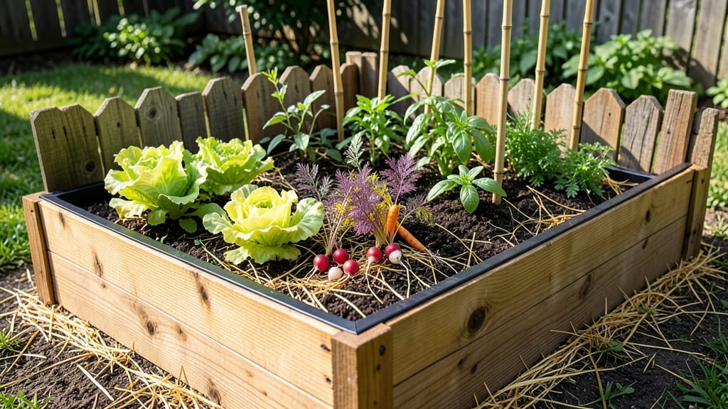 Raised Bed Fenced Garden: Modular Privacy That Expands With Plant Growth