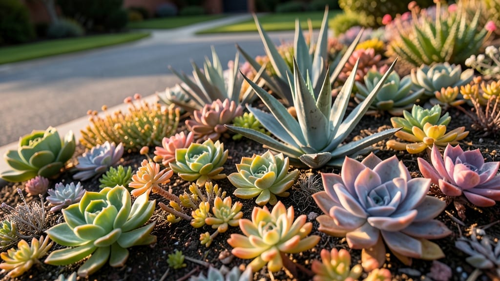 Drought-Resistant Succulent Garden