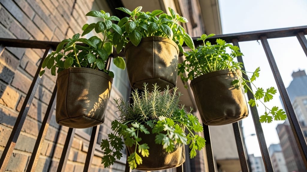 Vertical Hanging Pocket Planters for Walls