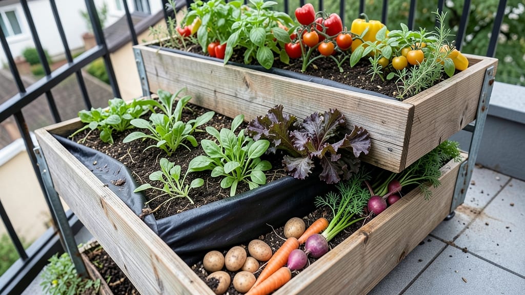 Tiered Raised Bed System