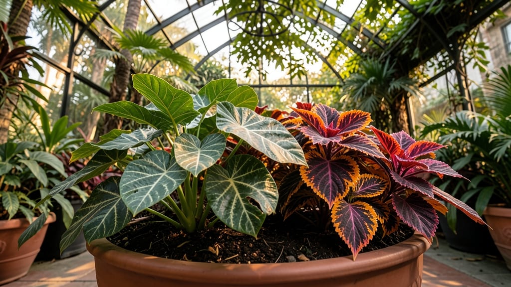 Caladiums and Coleus for Tropical Shade