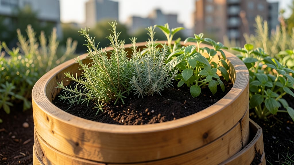 Spiral Herb Garden Raised Bed