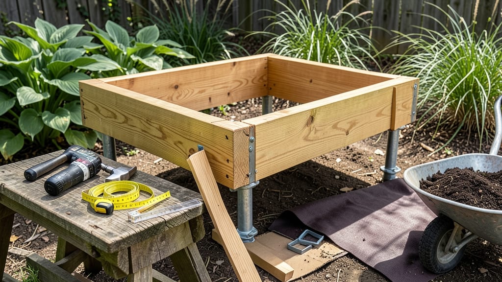 Build Raised Bed on Legs: Sturdy Elevated Planters for Year-Round Planting