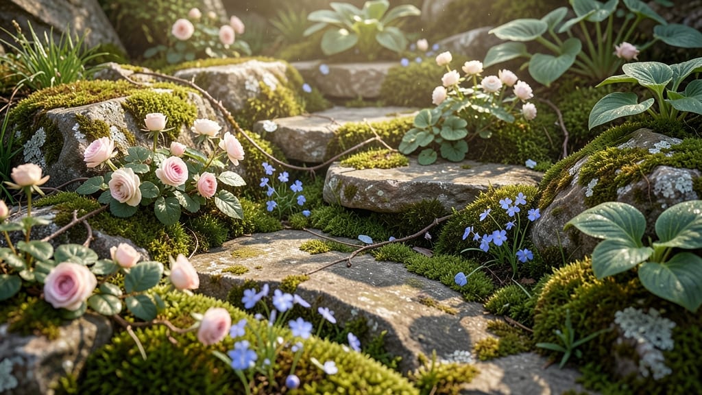 Fairy Tale Cottage Rock Garden
