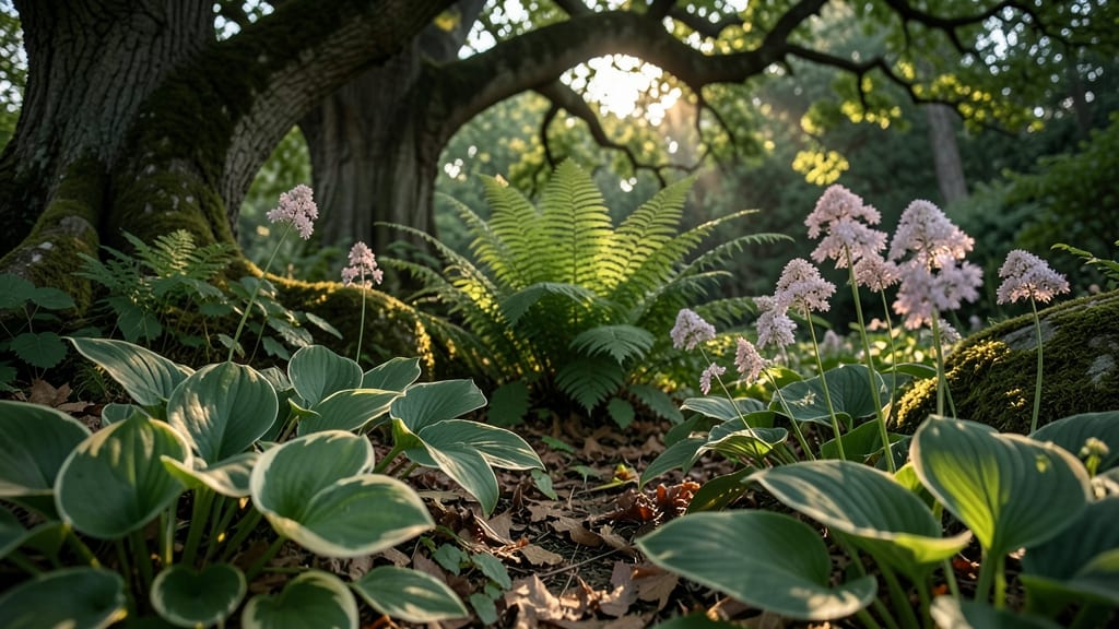 Shade-Loving Woodland Retreat
