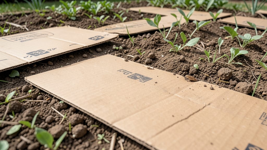 Cardboard Sheets for Weed Blocking